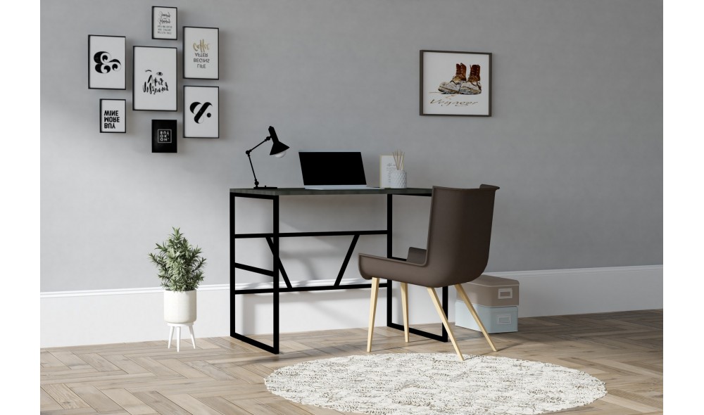 Birou de studiu, Monea, Antracit, 90 x 60 x 74 cm