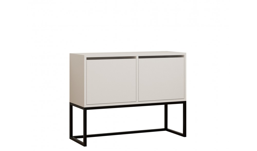 Consola, Zermat, Alb, 90 x 70 x 34 cm