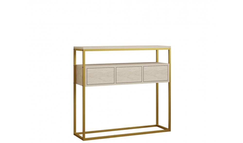 Consola, Guarda, Travertin, 90 x 70 x 34 cm