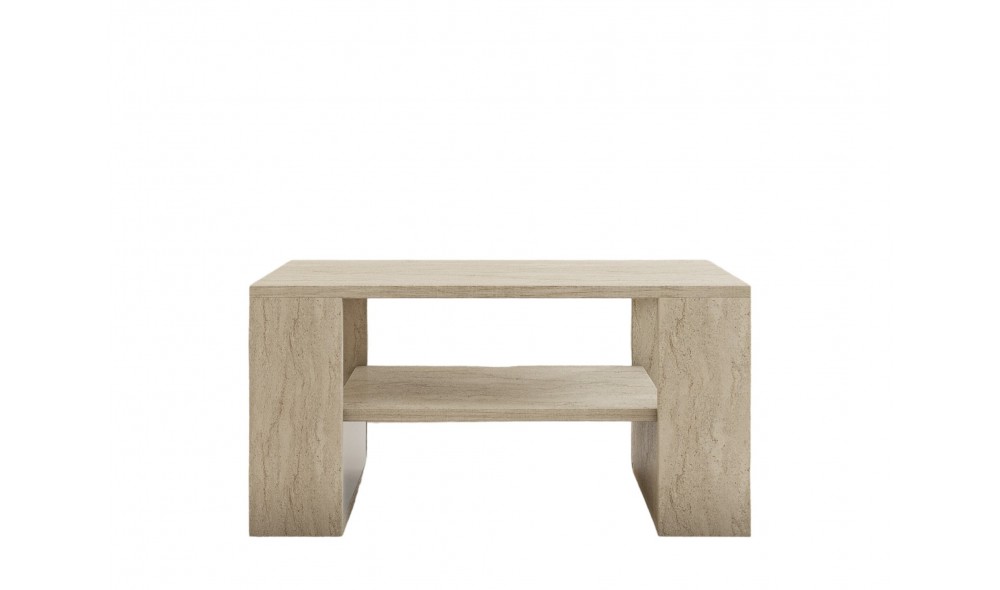 Masuta de cafea, Iris, Travertin, 80 x 40 x 50 cm