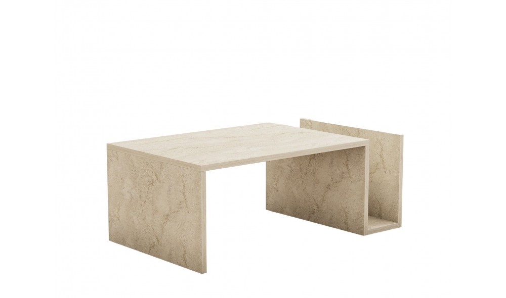 Masuta de cafea, Memo, Travertin, 87 x 32 x 50 cm