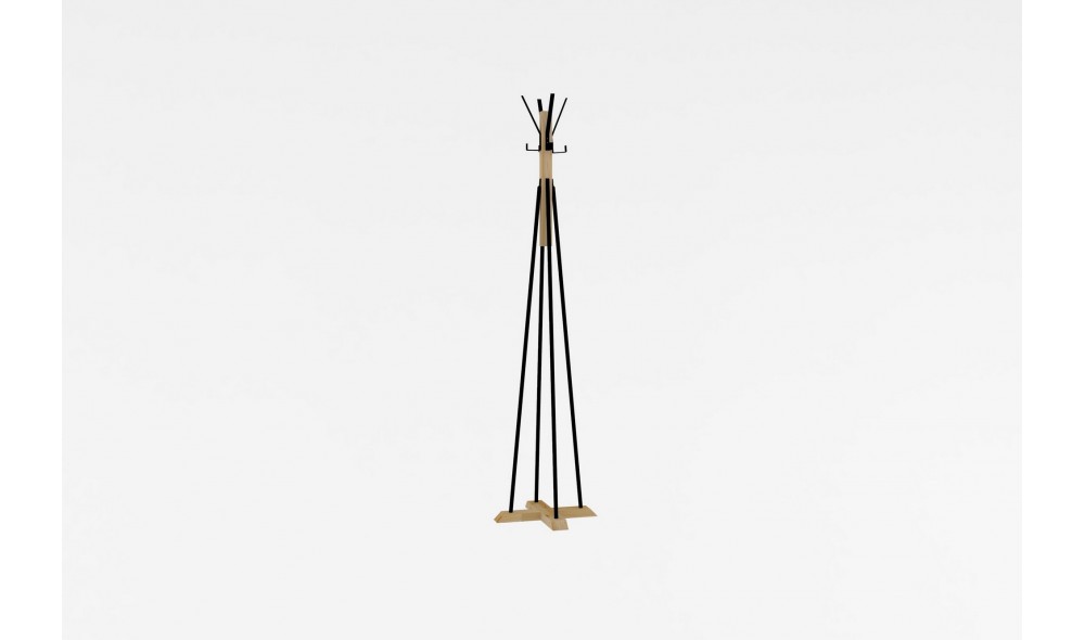 Cuier, Foley, StejarNegru, 41 x 160 x 41 cm