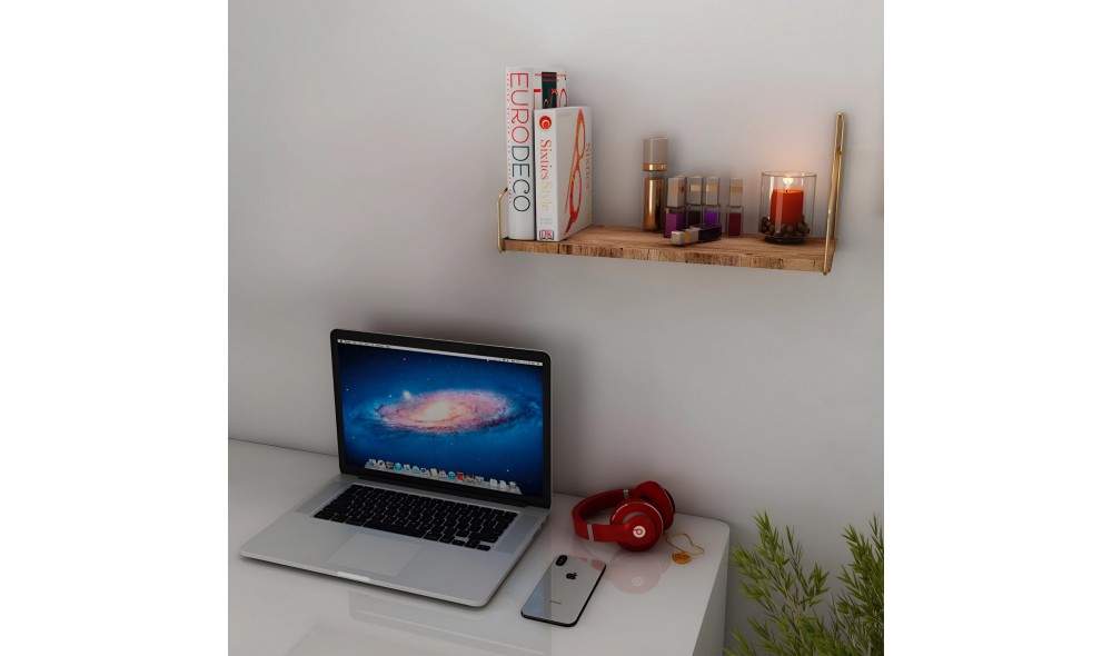 Raft de perete, Deco, AurMaro, 45 x 16 x 16 cm