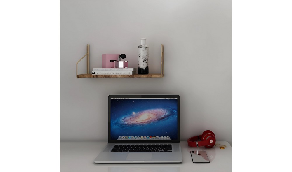 Raft de perete, Deco, AurMaro, 45 x 16 x 16 cm