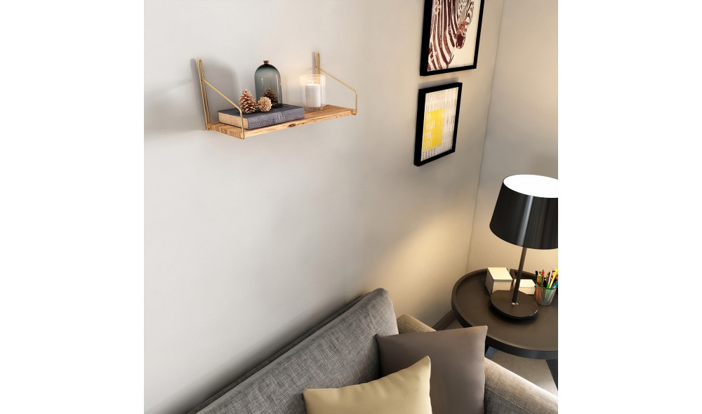 Raft de perete, Deco, AurMaro, 45 x 16 x 16 cm