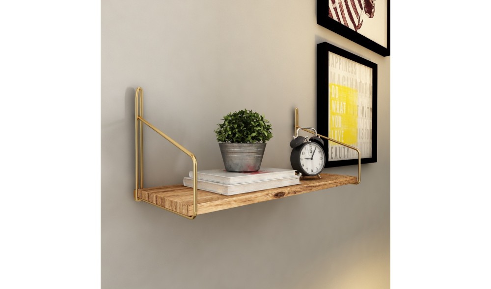 Raft de perete, Deco, AurMaro, 45 x 16 x 16 cm