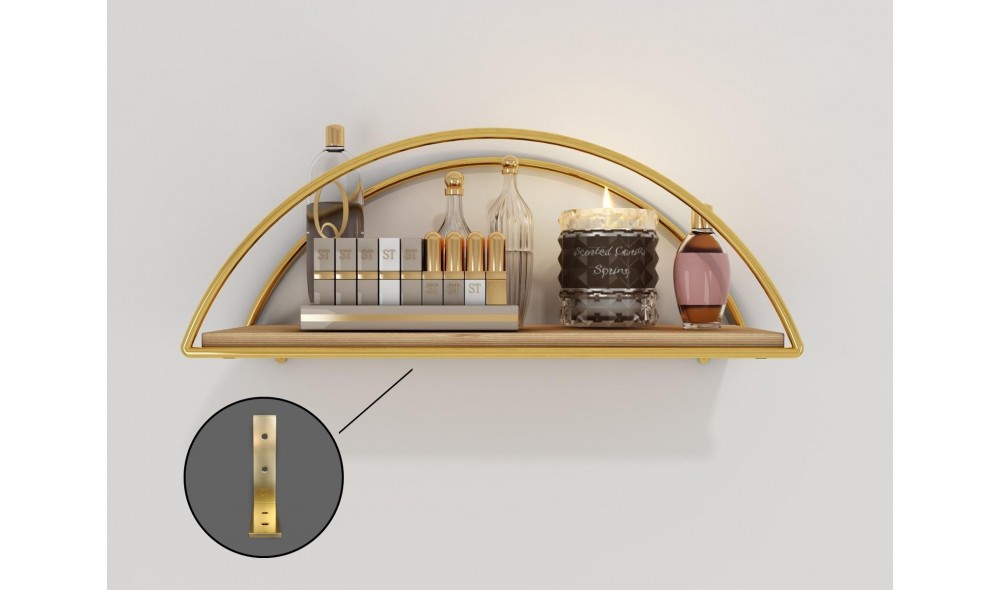 Raft de perete, Deco, AurMaro, 41 x 17 x 16 cm