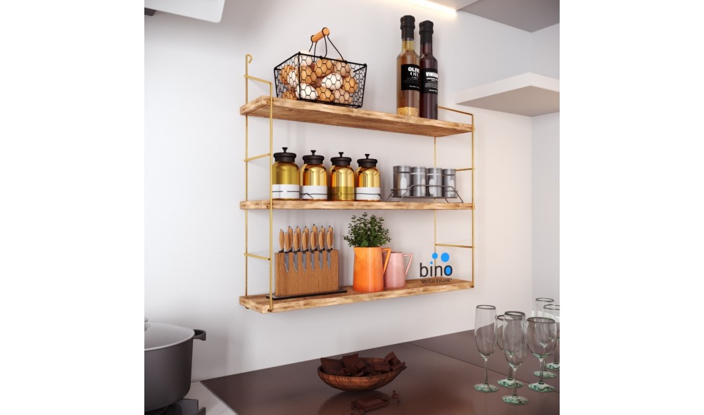 Raft de perete, 3 Units, AurMaro, 60 x 62 x 16 cm