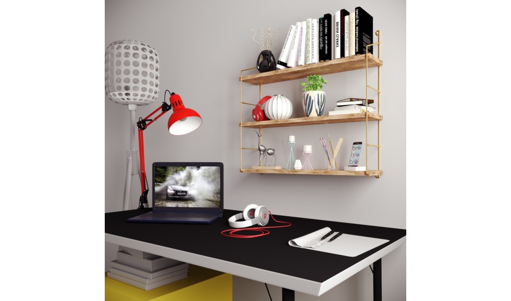 Raft de perete, 3 Units, AurMaro, 60 x 62 x 16 cm