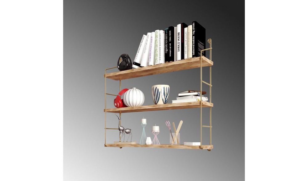 Raft de perete, 3 Units, AurMaro, 60 x 62 x 16 cm