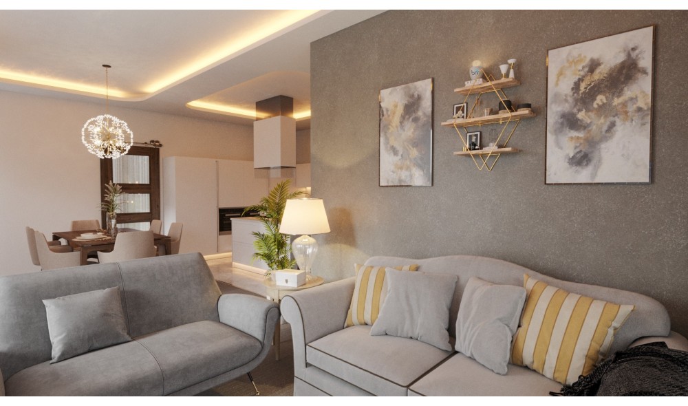 Raft de perete, Prizma, AurMaro, 60 x 60 x 16 cm