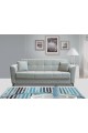 Canapea extensibila, Edena, cu lada de depozitare, 215 x 80 x 80 cm, Gri