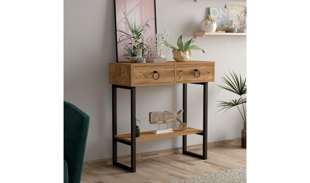 Consola, Valeri, Pinul Atlantic, 90 x 90 x 35 cm