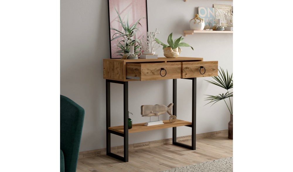 Consola, Valeri, Pinul Atlantic, 90 x 90 x 35 cm