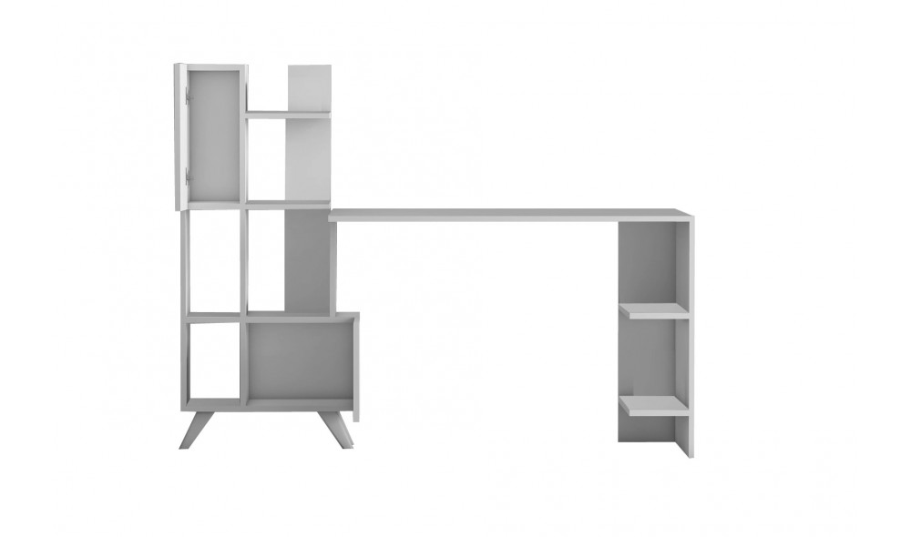 Birou de studiu, Alis, Alb, 120 x 73 x 60 cm