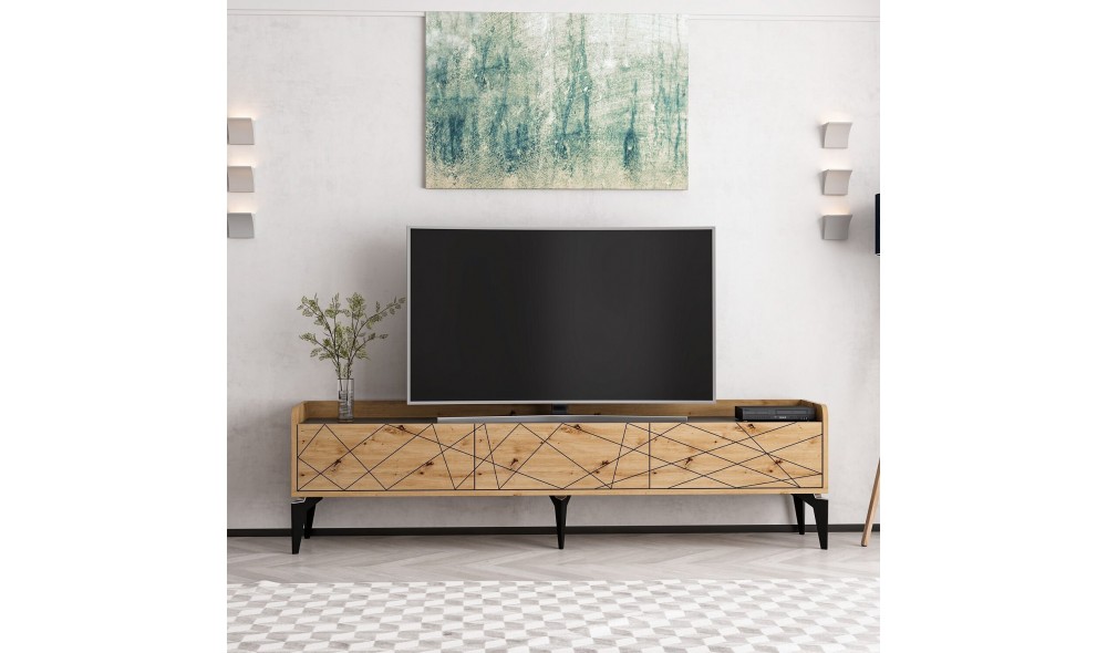 Comoda TV, Raya - 8135, 180 x 49 x 35 cm