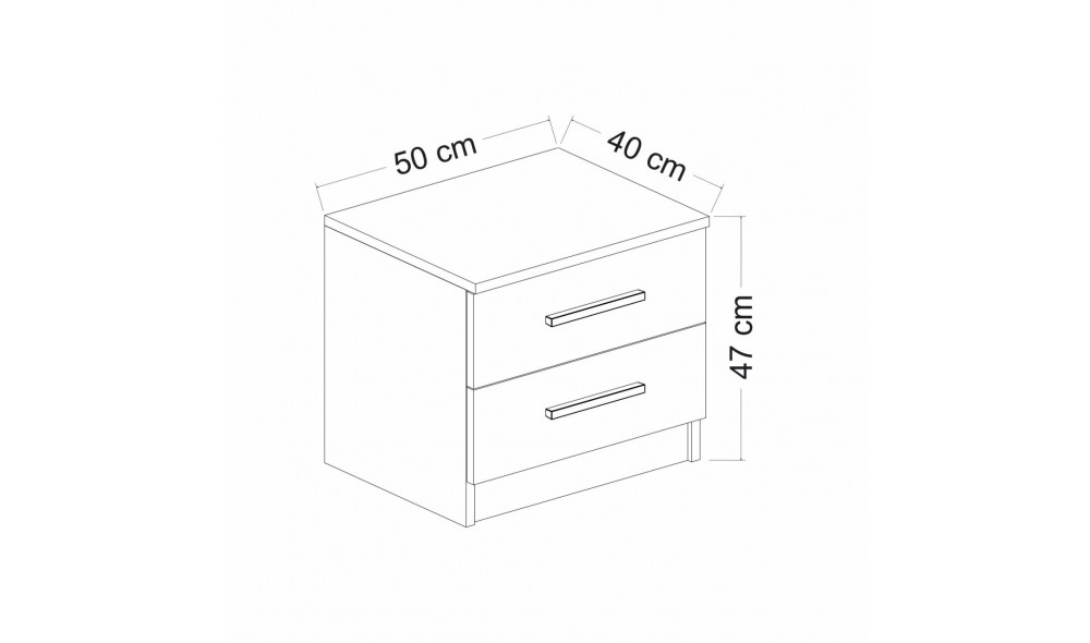 Noptiera, Kale - 4920, 50 x 40 x 47 cm