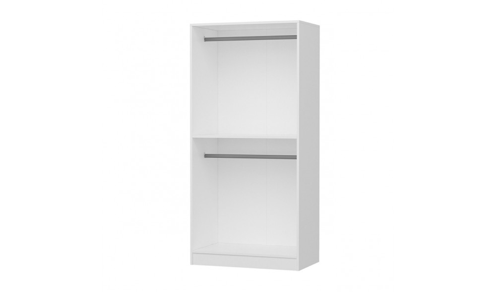 Dulap pentru haine, Kale Membran White - 210, 90 x 210 x 52 cm