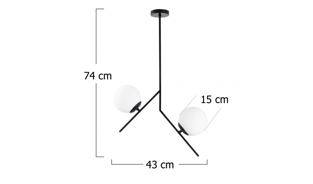 Candelabru Dolunay - 144-AV 43 x 74 x 15 cm