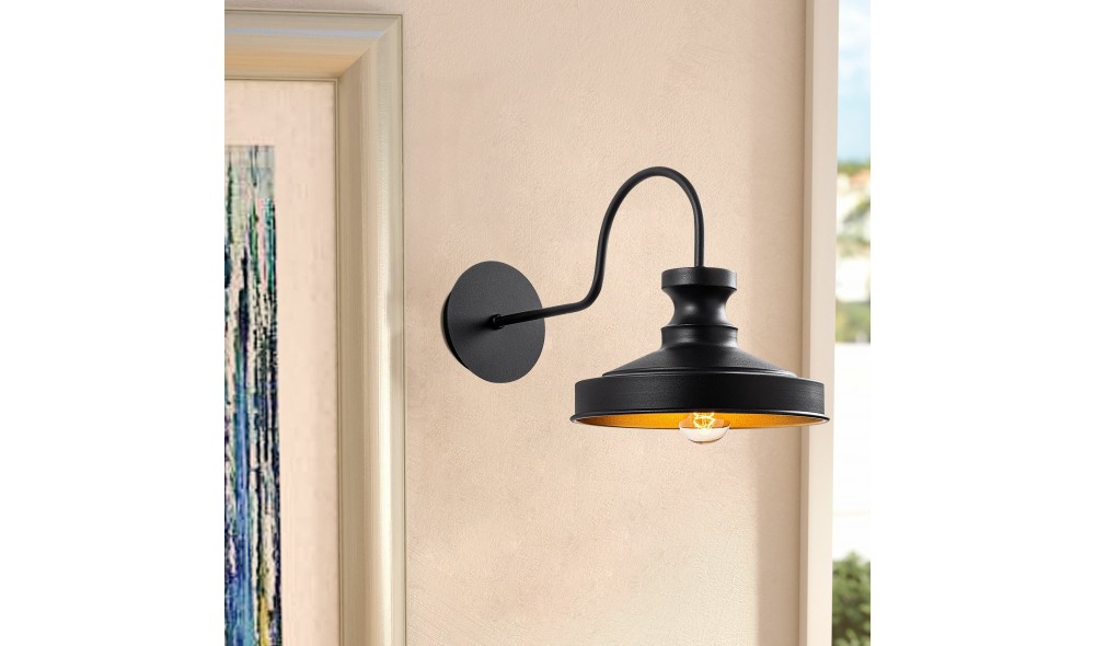 Lampa de perete Berceste - 182NEGRA-A 42 x 23 x 22 cm