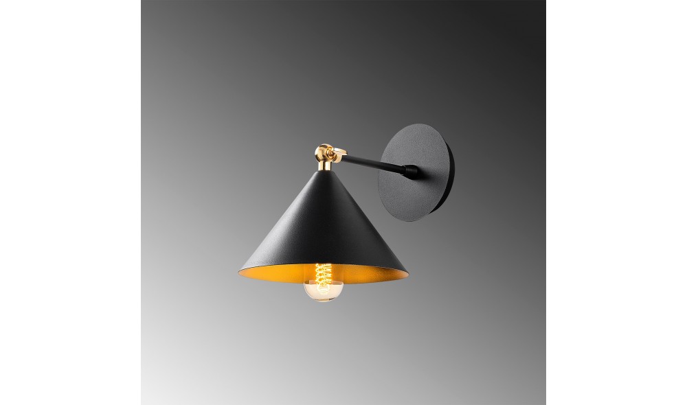 Lampa de perete Berceste - 185NEGRU-A 26 x 20 x 19 cm