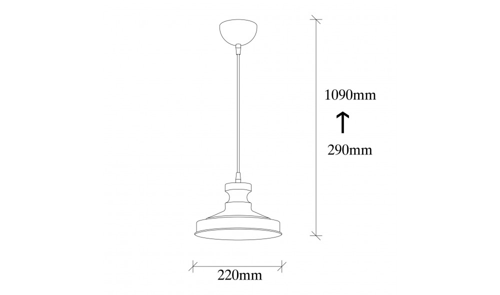 Candelabru Berceste - 182BLACK-S 22 x 109 x 22 cm