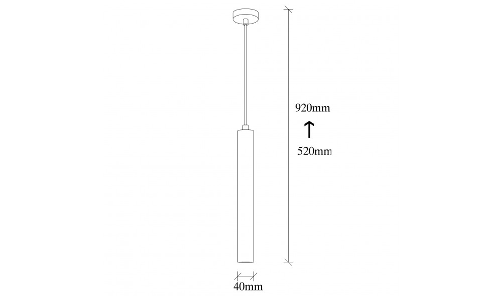 Candelabru Cel mai bun - 641-S 4 x 92 x 4 cm