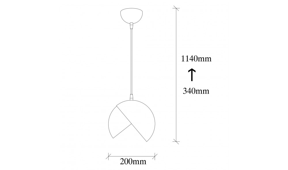 Candelabru Berceste - 252-S 20 x 114 x 20 cm