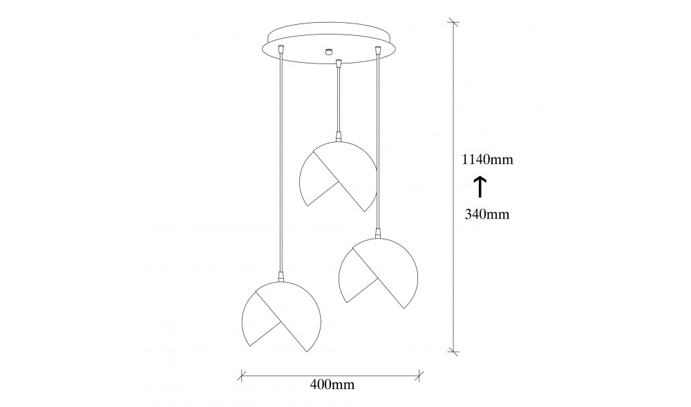 Candelabru Berceste - 252-S2 40 x 114 x 40 cm