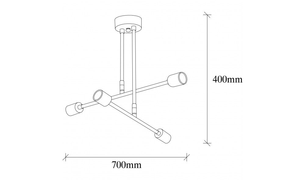 Candelabru Floare - 161 - AV 70 x 40 x 70 cm