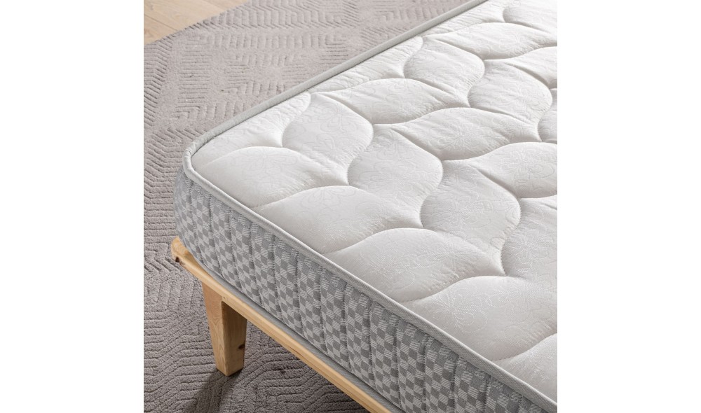 Saltea, Natural - 140x200 cm, Gri deschis