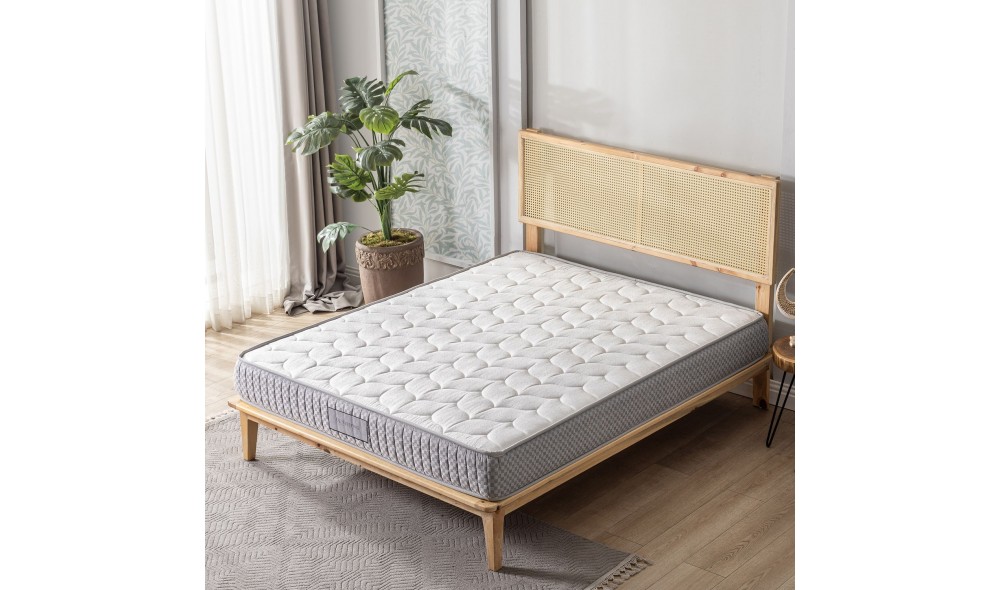 Saltea, Natural - 180x200 cm, Gri deschis