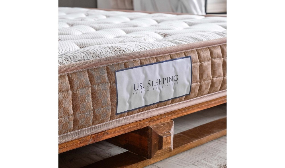 Saltea, Bamboo Sleep - 90x200 cm, Maro deschis