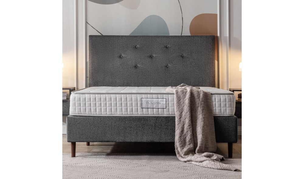 Saltea, Grey - 120x200 cm, Alb