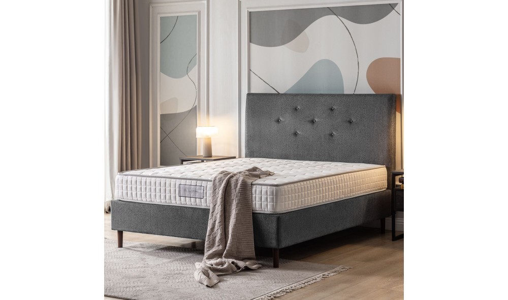 Saltea, Grey - 140x200 cm, Alb