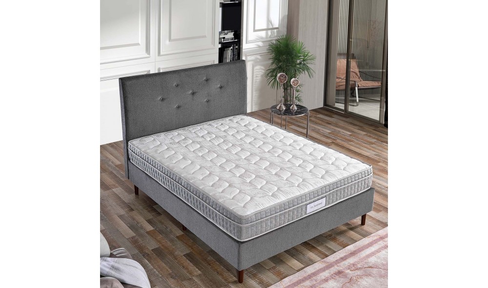 Saltea, Super Grey - 100x200 cm, Alb