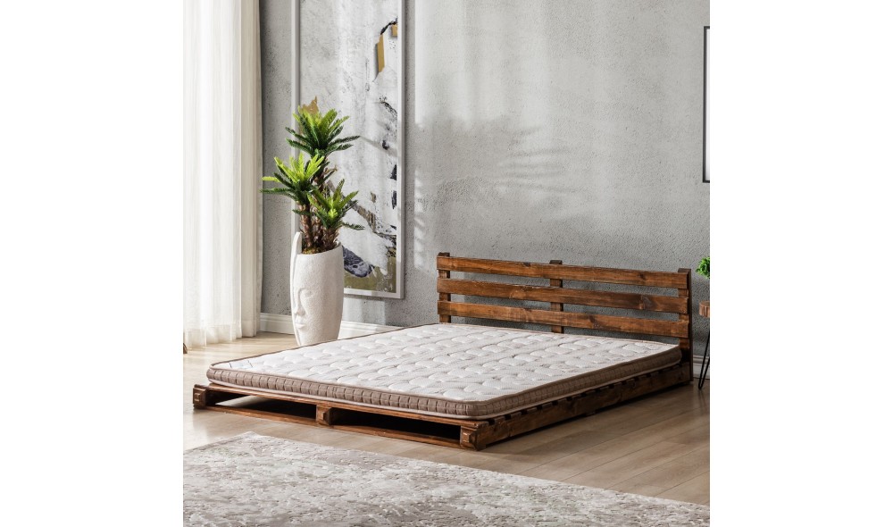 Saltea, Bamboo Ped - 80x200 cm, Maro deschis