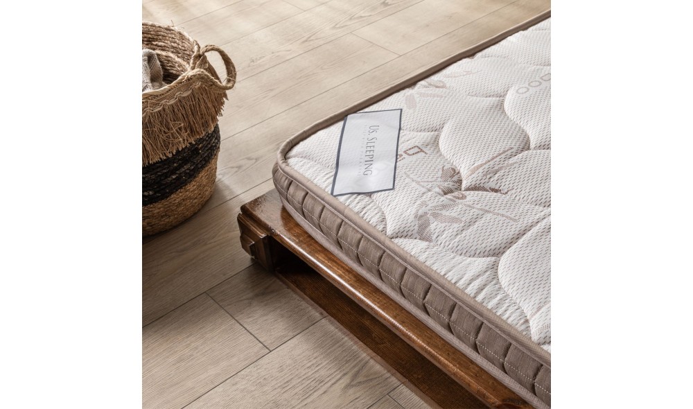 Saltea, Bamboo Ped - 80x200 cm, Maro deschis