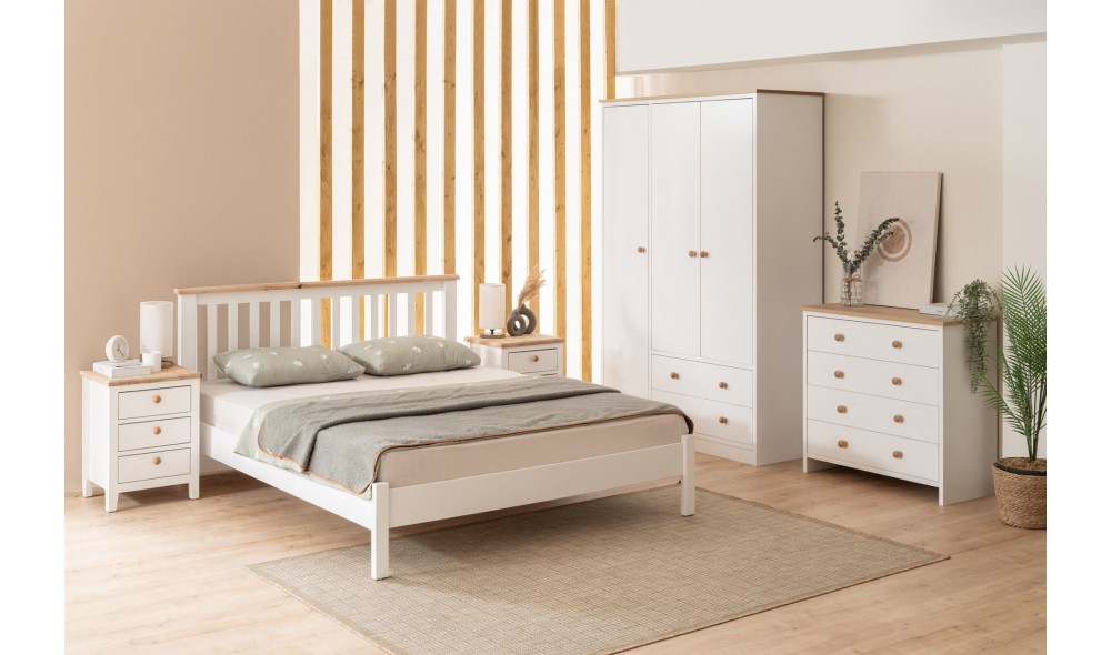 Pat de o persoana, Fidan - 90x190 cm, AlbStejar