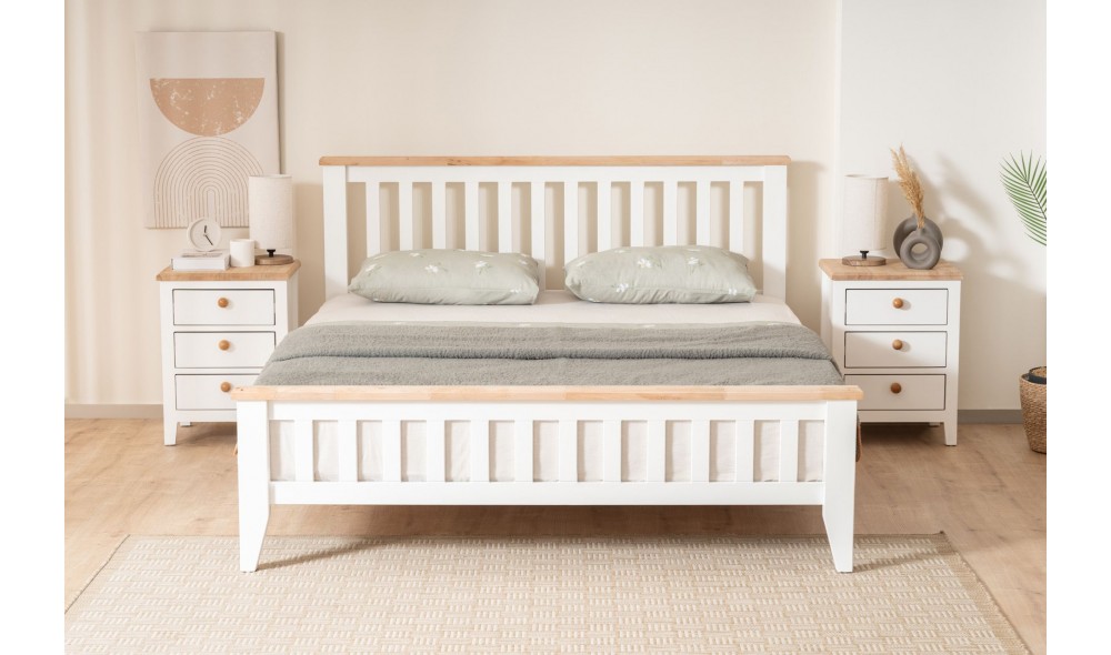 Pat de o persoana, Inci - 90x200 cm, AlbStejar