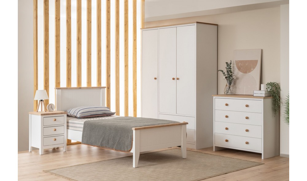 Pat de o persoana, Uren - 90x190 cm, AlbStejar