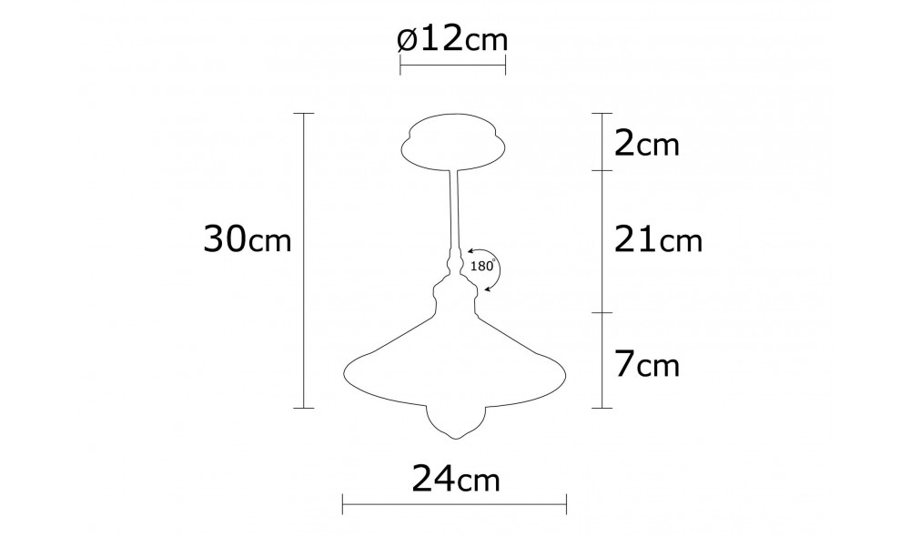 Candelabru Berceste - N-657 24 x 31 x 24 cm