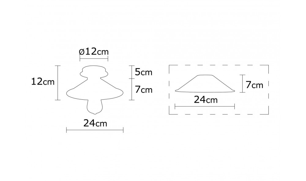 Candelabru Berceste - N-659 24 x 12 x 24 cm