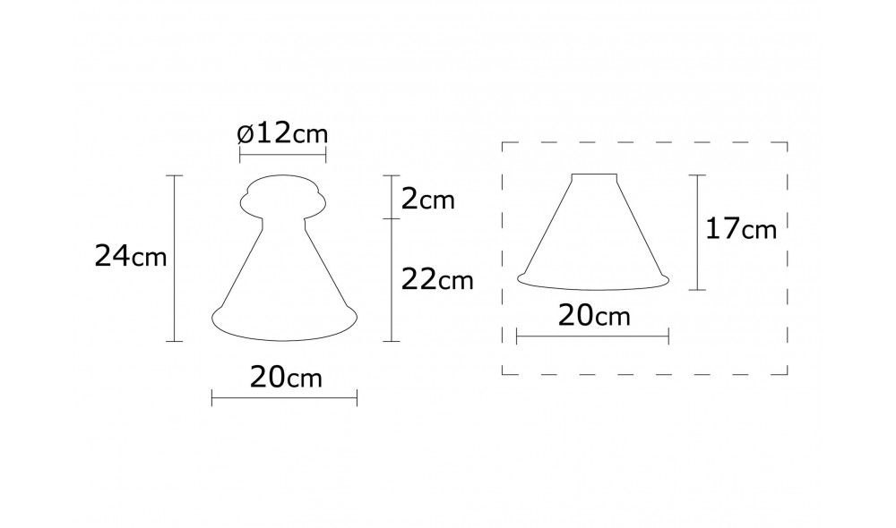 Candelabru Berceste - N-676 20 x 24 x 20 cm