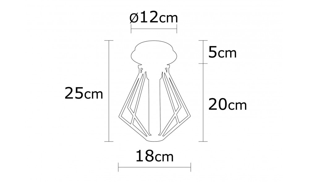 Candelabru Oylat - N-1039 18 x 25 x 18 cm