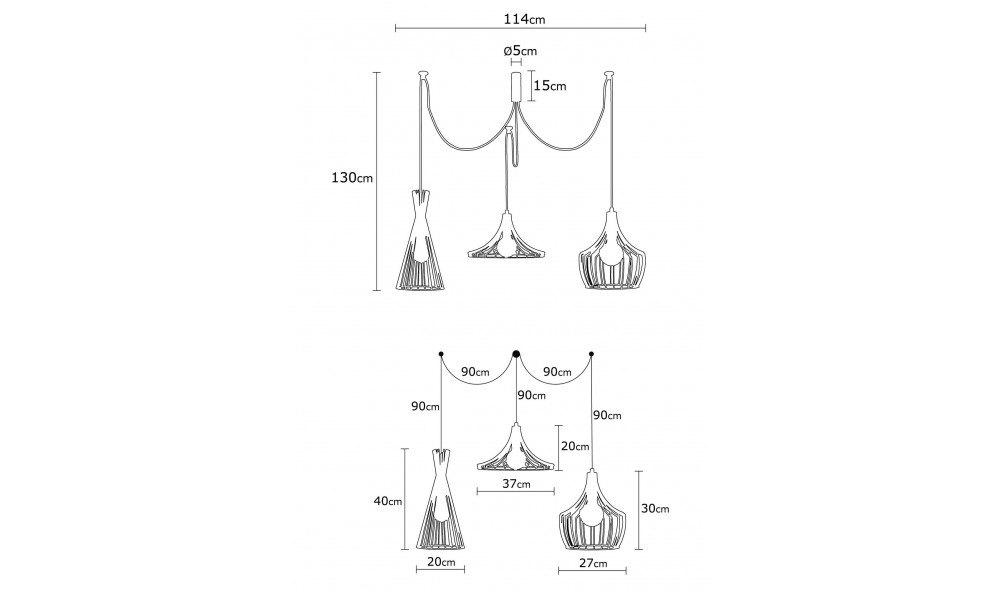 Candelabru Mezopotamia - N-1291 114 x 130 x 114 cm