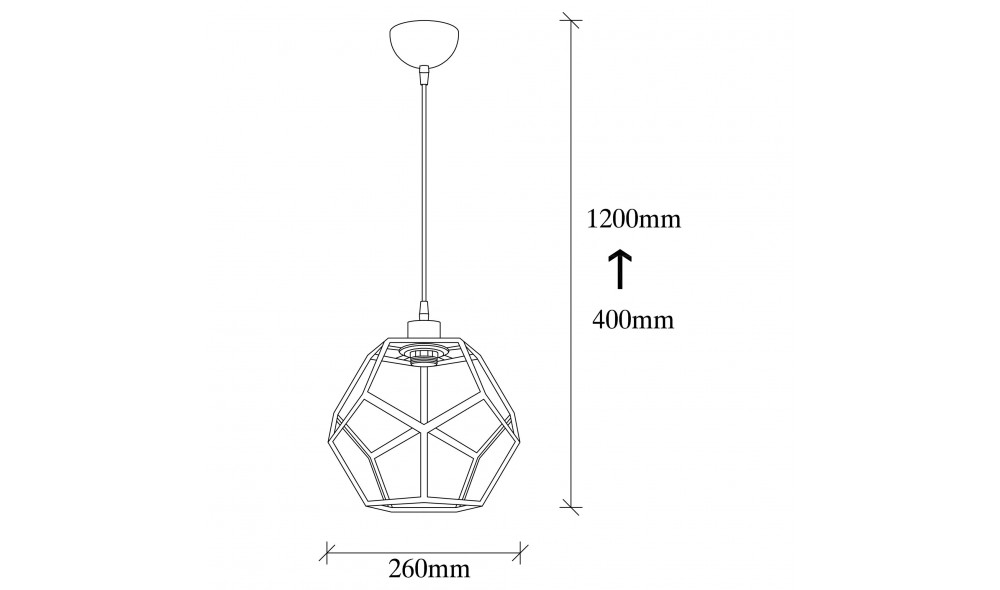 Candelabru Degirmen - MR-101 26 x 120 x 26 cm