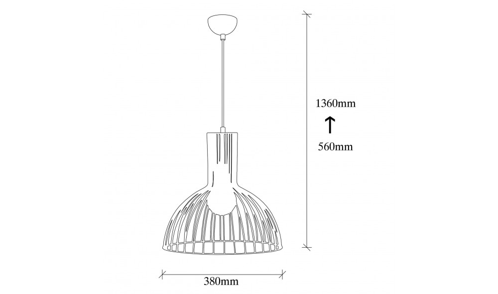 Candelabru Fellini - MR - 672 38 x 136 x 38 cm