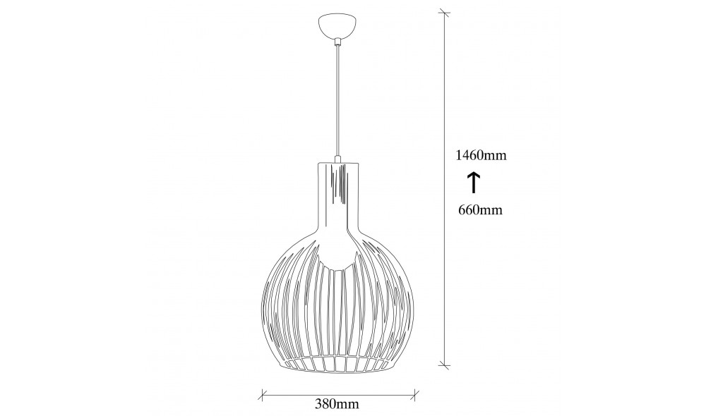 Candelabru Fellini - MR - 756 38 x 146 x 38 cm