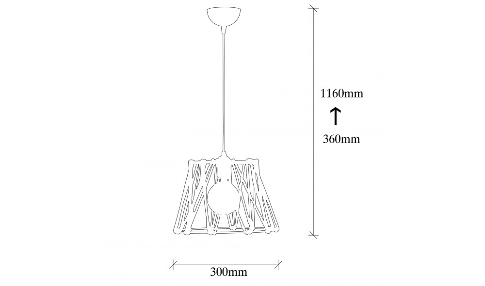 Candelabru Jutini - MR - 784 30 x 116 x 30 cm